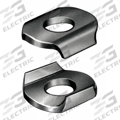 DE-STA-CO Flanged Washer: Steel, 1 1/2 in Lg, 3CXX1 - Mounting Bases & Washers for Toggle Clamps