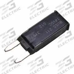Automotive Circuit Breaker: CB211, 14V DC, 150 A at 14V DC, Blade (MPN CB211-30). Key specifications — Series: CB211; Voltage: 14V DC; Interrupt Rating: 150 A at 14V DC; Terminal Connection: Blade; Circuit Breaker Type: Type I Footprint Circuit Breaker; Brand: BUSSMANN.