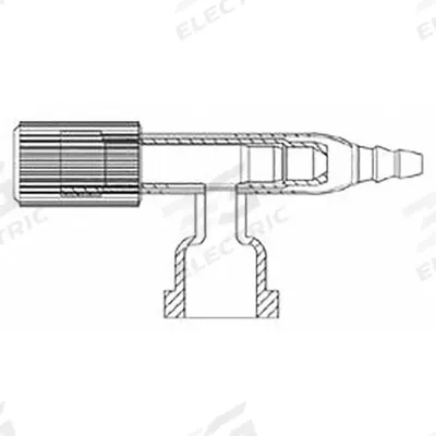 BEING SCIENTIFIC Discharge Valve: 12 in Overall Lg, 9 in Overall Wd - Rotary Evaporator Accessories