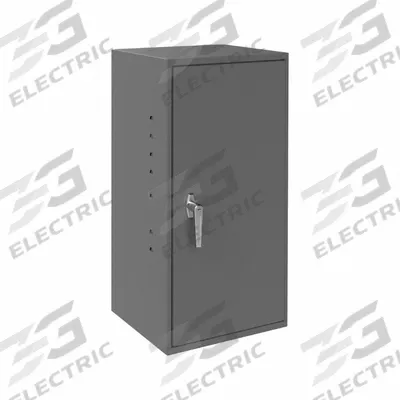 DURHAM MFG Wall Cabinet: 13 3/4 in x 12 3/4 in x 30 in, Solid, 2 Adj Shelves - Commercial Metal Wall-Mount Shelf Cabinets