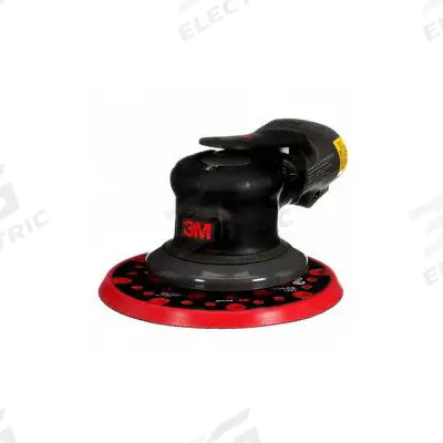 3M Air Orbital Sander: 5 in Disc, Hook and Loop/Pressure Sensitive Adhesive - Non-Vacuum Random Orbital Sanders