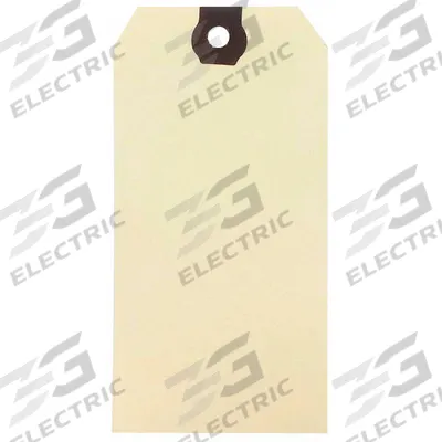 APPROVED VENDOR Shipping Tag: #3, 3 3/4 in Tag Ht, 1 7/8 in Tag Wd, 13 Points, Manila - Manila Shipping Tags