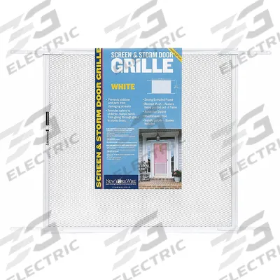 SAINT-GOBAIN ADFORS Grille: Grille, 18 61/64 in Overall Ht, 30 in Overall Lg - Screen Door Hardware