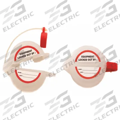 SKILCRAFT Push Button Lockout: For 2 in Max Button Dia, Clear - Clamp-On Push-Button Lockouts