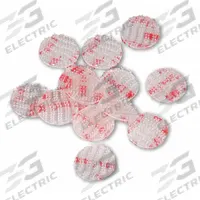 3M DUAL LOCK Hook-and-Loop Fastener: Disc, 3/4 in Overall Dia, Self-Mating, Clear, Adhesive, Acrylic (MPN 340VCSJ3560/100). Key specifications — Brand: 3M DUAL LOCK; Material: Polyolefin.