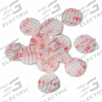 3M DUAL LOCK Hook-and-Loop Fastener: Disc, 3/4 in Overall Dia, Self-Mating - Pre-Cut Discs