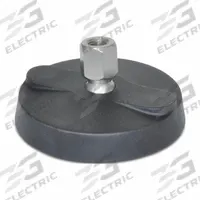JW WINCO Female-End Leveling Mount: Swivel Boltless, Glass Filled Nylon, M12 Thread Size, 80 mm Base (MPN 12NW11N). Key specifications — Load Capacity: 8,006.8 N; Mounting Holes: Mounting Holes Not Included.