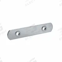 Economy T-Nut: 5/16"-18 Size, For 0.4 in Slot Wd, 15 Series/40 Series, Double, Steel, 4 PK (MPN 096E15U5/16-18S01). Key specifications — Fastener Type: T-Nut; Material: Steel; Finish: Black Zinc-Plated; T-Slot Fastener Type: Economy T-Nut; Threaded Hole Location: Double; Compatible Series: Fath, 15 Series, Fath, 40 Series; System of Measurement: Inch; Brand: FATH INC..
