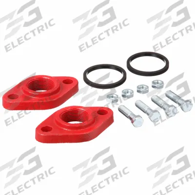 ARMSTRONG Flange: 1 1/4 in, FLANGE CI 1.25" NPT F2+HWKIT, 1 1/4 in - Unions
