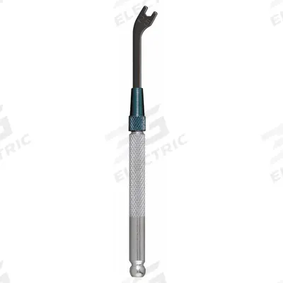 MOODY TOOL Open End Wrench: Alloy Steel, Black Oxide, 2.5 mm Head Size, 3 in Overall Lg - Metric, Single End, Open End Wrenches with Interchangeable Handle
