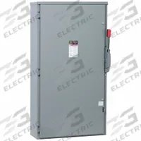 SQUARE D Safety Switch: Fusible, 600 A, Single Phase, 240V AC, Galvanized Steel, Indoor/Outdoor (MPN H226R). Key specifications — Brand: SQUARE D.