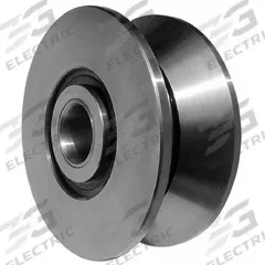 SMITH BEARING Yoke Roller: 6 1/2 in Roller Dia, V-Groove, Alloy Steel, -40°F to 250°F (MPN VYR-6-1/2). Key specifications — Brand: SMITH BEARING.