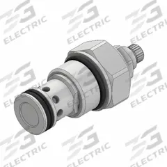 PARKER Pressure Relief Valve: Steel, Screw-In, Screw Adjustment, Two-Way, C12-2 Valve Cavity Size (MPN RAH121S50). Key specifications — attr1012059: RAH121S50; attr1250696: RAH121; attr1011660: Polyurethane; attr1011632: Screw; attr1011634: Steel; attr1011635: PARKER; attr1011636: Steel; attr1011647: 1.25.