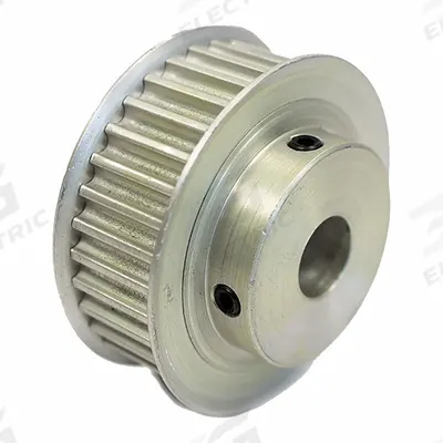 Dayton Timing Pulley: Modified Curvilinear, Fixed, For GT Timing Belt Section - GT Section Fixed-Bore Timing Pulleys with Hub
