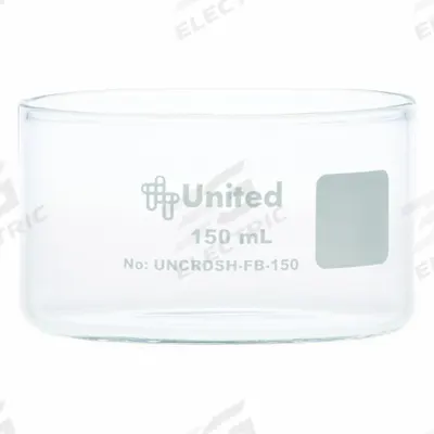 UNITED SCIENTIFIC SUPPLIES Crystallizing Dish: 80 mm Dia, 45 mm Overall Ht, No Surface Treatment, Borosilicate Glass - Crystallizing Dishes