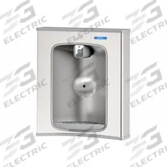 OASIS Bottle Filling Station: Sensor, 16 in Ht, 16 1/4 in Wd, Stainless Steel, Silver (MPN PWEBQ STN). Key specifications — Compatible Product Type: Wall-Mounted Drinking Fountains; Brand: OASIS; Includes: Wall Mounting Brackets.