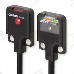 OMRON Photoelectric Sensor Set: Non-Terminated Cable, 12-24V DC, NPN (MPN E3T-FT11). Key specifications — DC Supply Voltage Rating: 12-24V DC; Brand: OMRON.