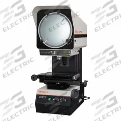 MITUTOYO Profile Projector: Vertical, Inverted Image, 4 in x 4 in Table Size, 10X (MPN 302-801-10A). Key specifications — attr1183445: Inverted Image; attr1183446: 4 in x 4 in; attr1183447: 10X; attr1183448: 315 mm; attr1183467: MITUTOYO.