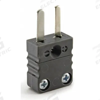 Dayton Thermocouple Plug: Jack, For Type J Thermocouple Type, Mini Plug, Flat - Thermocouple Plugs