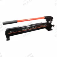 POWER TEAM Manual Hydraulic Pump Units: 2 Stages, Single Acting, 300 psi Max. Pressure 1st Stage (MPN P59L-1500G). Key specifications — Brand: POWER TEAM; Cylinder Compatibility: Single Acting.