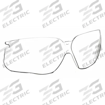UVEX BY PIP Replacement Lens: Clear, Anti-Fog/Scratch-Resistant - Lenses for Honeywell Safety Glasses