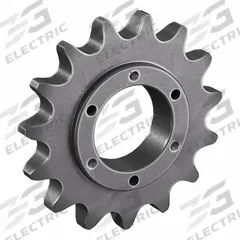 TRITAN Bushed Roller Chain Sprocket: For 120 Chain, 15 Teeth, 7.215 in Pitch Dia, Steel (MPN 120SF15H). Key specifications — Brand: TRITAN; Required Bushing Series: SF.