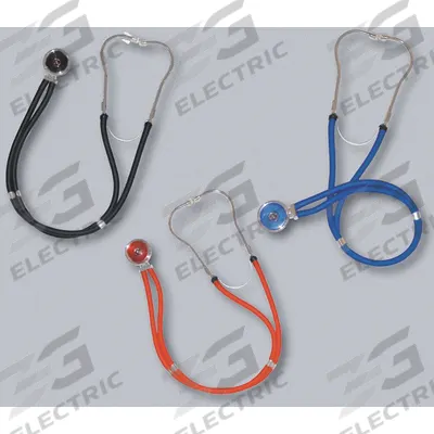 EMI Stethoscope: Stethoscope, Adult/Pediatric, Pediatric, Dual, Red, 22 in Overall Lg - Economic Stethoscopes