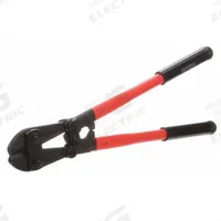 RIDGID Bolt Cutters: Steel, For 3/8 in Max Dia Soft Steel, For 5/16 in Max Dia Medium Steel, Red (MPN 14218). Key specifications — attr308357: Red; attr308366: Steel; attr324820: RIDGID.