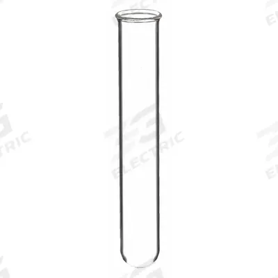 APPROVED VENDOR Test Tube: 3 mL, Test Tube, 10 mm Body Dia, 75 mm Overall Ht, Colorless - Glass Test Tubes
