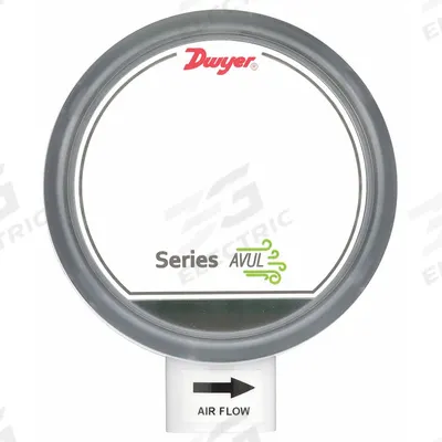 Dwyer Air Velocity Transmitter: 4 mA to 20 mA, 122°F, AVUL-3DM1, 1,000 fpm to 4,000 fpm - Air Velocity Transmitters