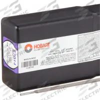 HOBART Stick Electrode: Carbon Steel, E7014, 1/8 in x 14 in, 10 lb (MPN 6ETH9). Key specifications — Brand: HOBART; Tensile Strength (As Welded): 81 ksi; Yield Strength (As Welded): 73 ksi.