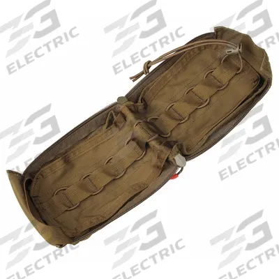 BLACKHAWK Medical Pouch: Green, Nylon, 7 in x 5 1/2 in - Medical Pouches