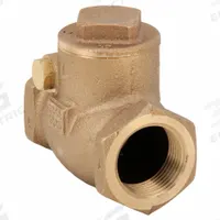 MILWAUKEE VALVE Swing Check Valve: Swing, Inline Valve Body, 1 in Pipe Size, FNPT x FNPT, Bronze (MPN 515 1"). Key specifications — Brand: MILWAUKEE VALVE.