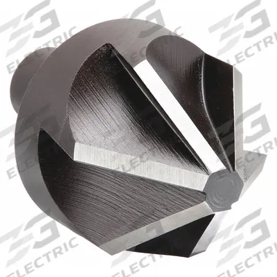 KEO Countersink: 82°, 6 Flute, 2 in Body Dia, 3/4 in Shank - Smooth-Finish Six-Flute Countersinks