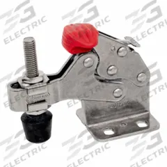 JW WINCO Horizontal Acting Toggle Clamp: Locking Horizontal Handle, Flange Base Mounting, Locking (MPN 820.6-140-MLC-NI). Key specifications — Brand: JW WINCO.
