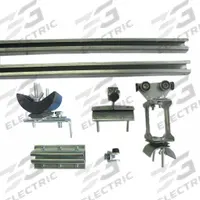 DAYTON Festoon System Kit: C-Rail, 100 ft – 100 ft, 130 ft Min Cable/Hose Required, Flat (MPN 7CZ37). Key specifications — Brand: DAYTON; Compatible Cable Type: Flat; Included Components: Intermediate Cars; Track Type: C-Rail.