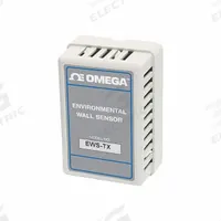 OMEGA Temperature and Humidity Transmitter: 4 to 20mA/1 to 5V DC, Thin-Film Polymer Capacitor, EWS (MPN EWS-RH). Key specifications — Display Type: No Display; Humidity Accuracy: 20 to 80% of ±3% RH; 5 to 20% of ±4% RH; 80 to 95% of ±4% RH; Sensing Element Type: Thin-Film Polymer Capacitor; Temperature Accuracy: 20 to 80% of ±3% RH; Output: 4 to 20mA/1 to 5V DC; Temperature Range: -15 °C to 77 °F.