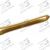 CLEVELAND Straight Flute Hand Tap: #10-32 UNF, H2 / 2B, 2 Flute, Plug Chamfer (MPN C83855)