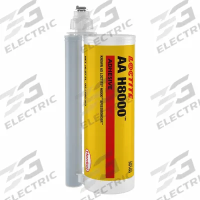 LOCTITE Structural Adhesive: AA H8000, Ambient Cured, 490 mL, Cartridge, Green - Acrylic Dual Cartridges for Two-Part Applicators