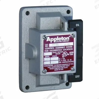 APPLETON ELECTRIC Switch Cover: Tumbler Switches (MPN EDKR33WQ) - Replacement Front Covers, Operators & Switches