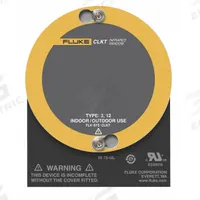 FLUKE 4" Round Infrared Window: Viewing Panes, 2,552°F Optic Max Temp, -40°F Min Op Temp °F, Crystal (MPN Fluke-100-CLKT). Key specifications — Brand: FLUKE.