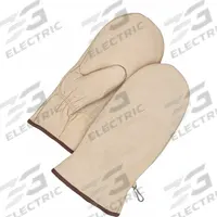 BDG Leather Mitts: Universal, Cowhide, Premium, Mitt, Full Finger, Slip-On Cuff, Unlined, 1 PR (MPN 50-1-803IMP). Key specifications — Size- Alpha: Universal; Brand: BDG; Glove Back Color: Beige; Glove Back Material: Cowhide; Glove Liner Material: Unlined; Oil Resistant: No; Reflective Backing: No; Includes Double Palm: No.
