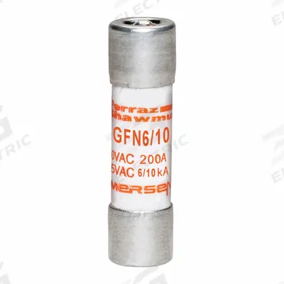 MERSEN Fuse: GFN Series, Midget, Time-Delay, 600 mA, 250 V AC, 13/32 in x 1 1/2 in - Time-Delay Cylindrical Fuses