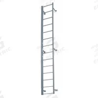 COTTERMAN Fixed Ladder: 11 ft Overall Ht, 20 in Overall Wd, Steel, 300 lb Load Capacity, 12 Rungs (MPN F12S C1). Key specifications — Brand: COTTERMAN; Assembly: Assembled; Number of Sections: 1.