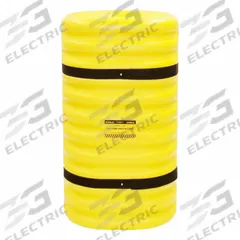 APPROVED VENDOR Column Protector: 6 in, 4 in, 6 in, 4 in, Round/Square, 42 in Overall Ht, HDPE (MPN 1704). Key specifications — Color: Yellow; Maximum Compatible Column Length: 6 in; Minimum Compatible Column Length: 4 in; Brand: APPROVED VENDOR; Material: HDPE.