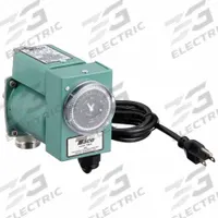 Circulating Pump: 1/40 hp HP, 115V AC, Stainless Steel, 1, 11 gpm, 10 ft Max. Head, Inline (MPN HLS-1). Key specifications — Nameplate Voltage: 115V AC; Connection Type: FNPT; Brand: TACO; Includes Volute: Volute Included; System Type: Potable Water.