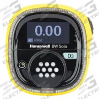 HONEYWELL Single-Gas Detector: High 0.2 ppm/Low 0.1 ppm, IP68, HONEYWELL BW BW Solo, Lithium, BW (MPN BWS1-G-Y). Key specifications — Gas Detected: Nitric Oxide; Housing Color: Yellow; Battery Chemistry: Lithium; Communication Protocol: Bluetooth.