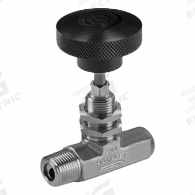 HAM-LET Plumbing Needle Valves: Inline Valve Body, 316 Stainless Steel, Integral Bonnet - Stainless Steel Straight-Body Needle Valves