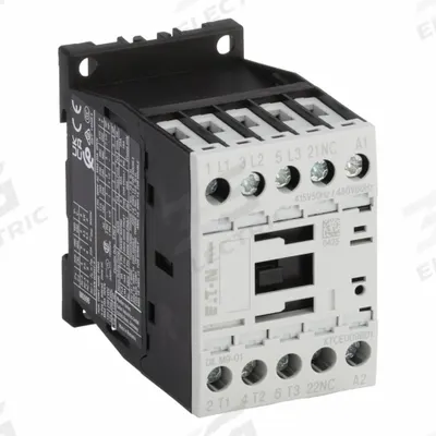 EATON Magnetic Contactor: Non-Reversing, 3 Poles, 3NO Contacts, 9 A - Non-Reversing IEC Contactors