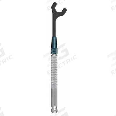 MOODY TOOL Open End Wrench: Alloy Steel, Black Oxide, 7 mm Head Size, 3 in Overall Lg - Metric, Single End, Open End Wrenches with Interchangeable Handle